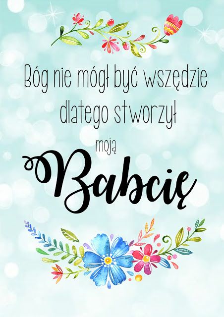 Plakaty na Dzień Babci